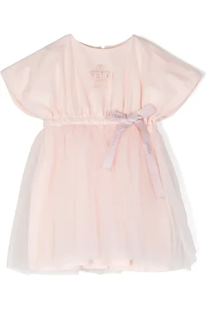 Fendi Vestido con logo bordado