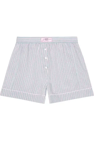 Ganni Shorts con motivo de rayas