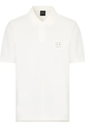 Armani Exchange Playera tipo polo en algodón