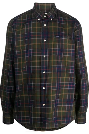 Barbour Camisa con motivo de cuadros tartán