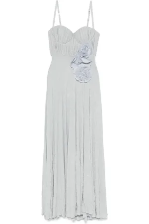 Elisabetta Franchi Vestido de fiesta con bordado floral