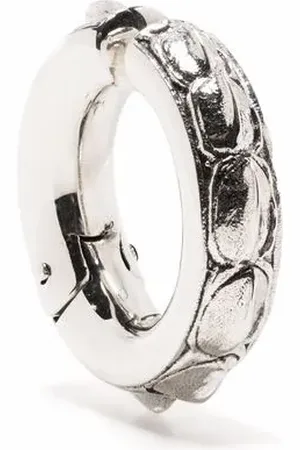 EMANUELE BICOCCHI Arete earcuff con efecto de piel de cocodrilo