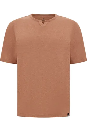 Boggi Milano Playera con cuello abierto