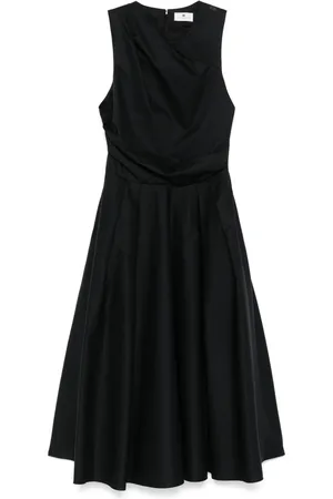 Elisabetta Franchi Vestido midi con diseño drapeado