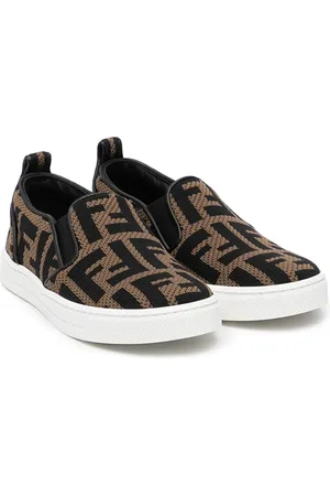 Fendi Tenis slip-on con motivo FF