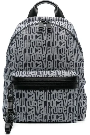 Roberto Cavalli Mochila con logo estampado