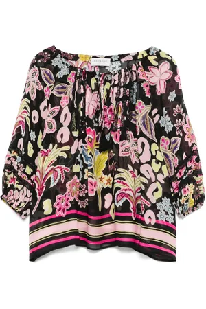 Ermanno Firenze Blusa con estampado floral