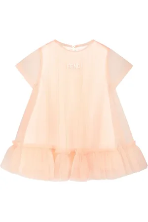 Fendi Vestido con detalle de volantes