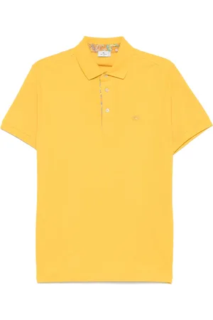 Etro Playera tipo polo con bordado Pegaso