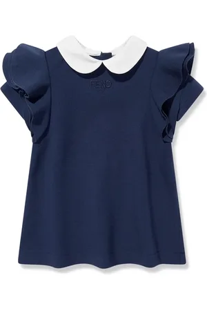 Fendi Vestido con detalle de volantes