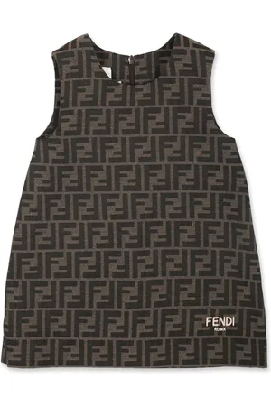 Fendi Vestido con motivo FF en jacquard