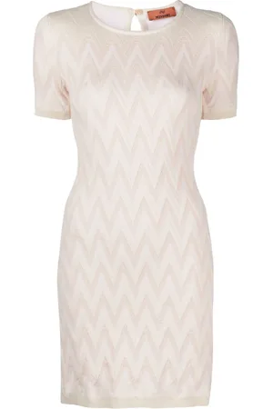 Missoni Vestido corto con motivo en zigzag