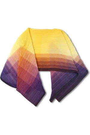 PLEATS PLEASE ISSEY MIYAKE Ombre pleated scarf