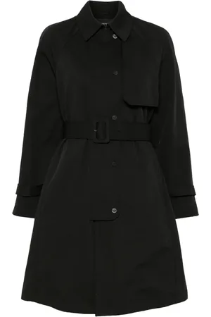 Emporio Armani Gabardina con botones laterales
