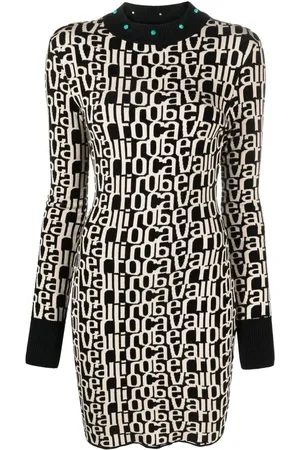 Roberto Cavalli Vestido corto manga larga