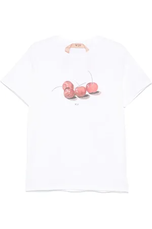 Nº21 Playera con cereza estampada
