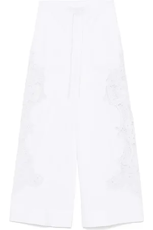 Essentiel Antwerp Pantalones con detalle de encaje