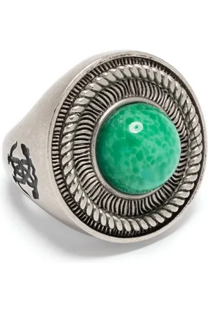 Roberto Cavalli Anillo con logo grabado