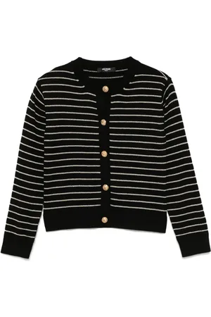 Balmain Cárdigan tejido a rayas