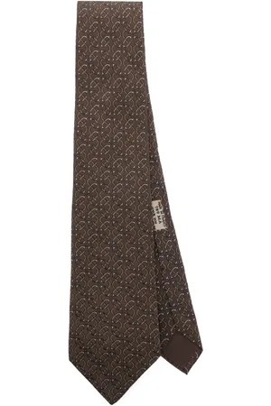 Hermès Corbata de seda 2010