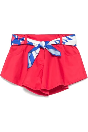 Lapin House Shorts con detalle de mascada