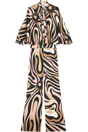 Puccini Jumpsuit con estampado Marmo