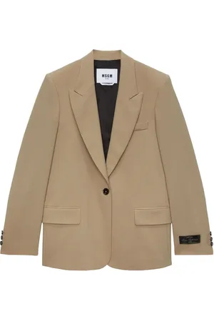 Msgm Blazer con solapas de pico
