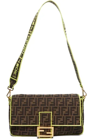 Fendi Bolsa crossbody Baguette con lona Zucca mediana 2010-2020