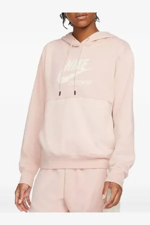 Nike Hoodie Nsw Heritage "Light Pink" de tela polar