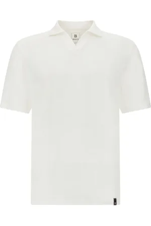 Boggi Milano Playera tipo polo con efecto melange