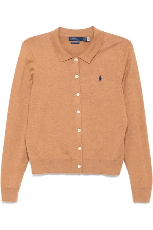 Ralph Lauren Cárdigan con motivo con logo bordado