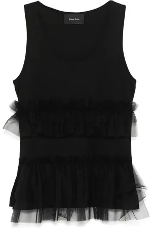 Simone Rocha Camiseta con dobladillo estilo tutú