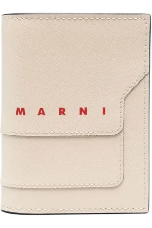 Marni Cartera plegable con logo estampado