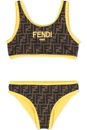 Fendi Bikini con logo FF estampado