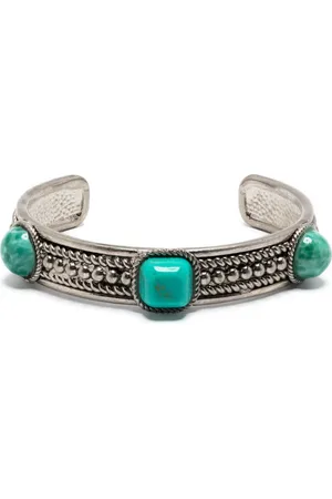 Roberto Cavalli Brazalete con detalles de gemas