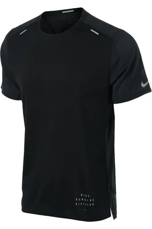 Nike Playera Rise 365 Run Division "Black/Black"
