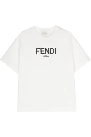 Fendi Playera con logo estampado