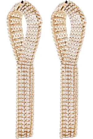 Paco rabanne Aretes con detalles de cristal