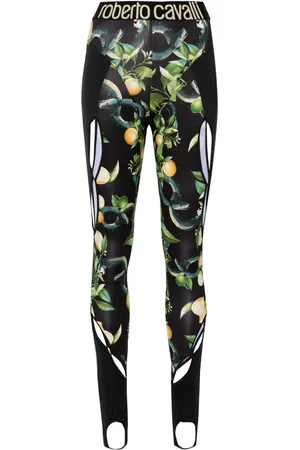 Roberto Cavalli Leggins con estampado de limón