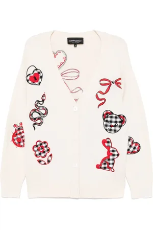 Cynthia Rowley Cárdigan con diseño patchwork