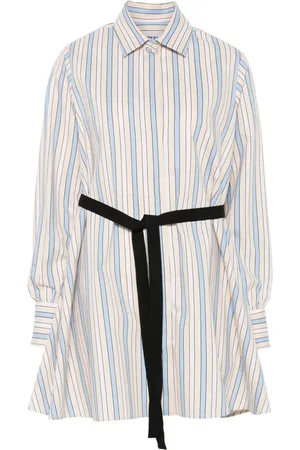 Msgm Vestido corto con rayas estampadas