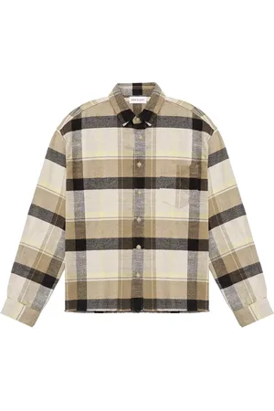 JOHN ELLIOTT Camisa con estampado de cuadros