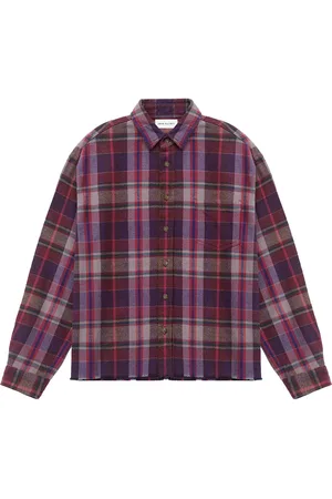 JOHN ELLIOTT Camisa con estampado de cuadros