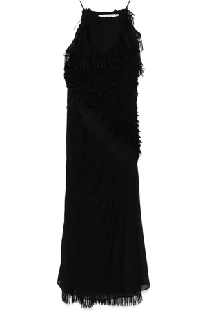 CHRISTOPHER ESBER Vestido midi con diseño drapeado