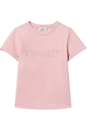 Twin-Set Playera con logo y detalles