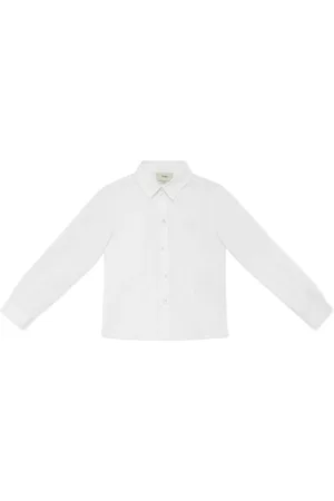 Fendi Camisa con logo bordado