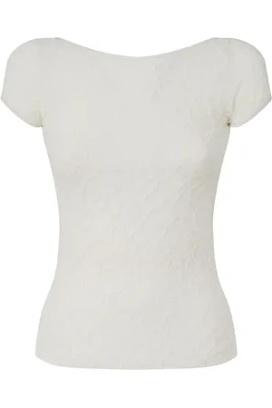 Pinko Top con encaje floral