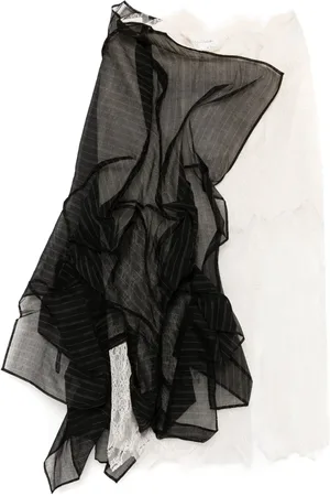 YOHJI YAMAMOTO Falda de encaje