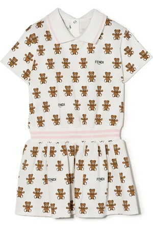 Fendi Vestido con estampado Teddy Bear