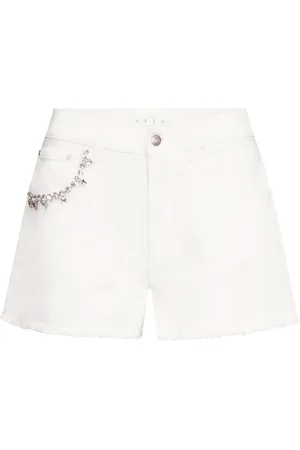 AREA Shorts con detalles de cristal
